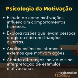 psicologia da motivacao resumo