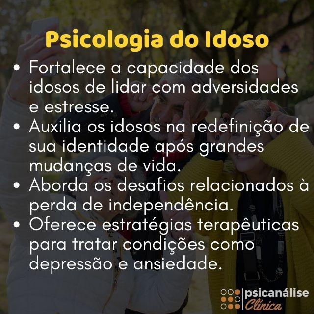 psicologia do idoso mapa mental