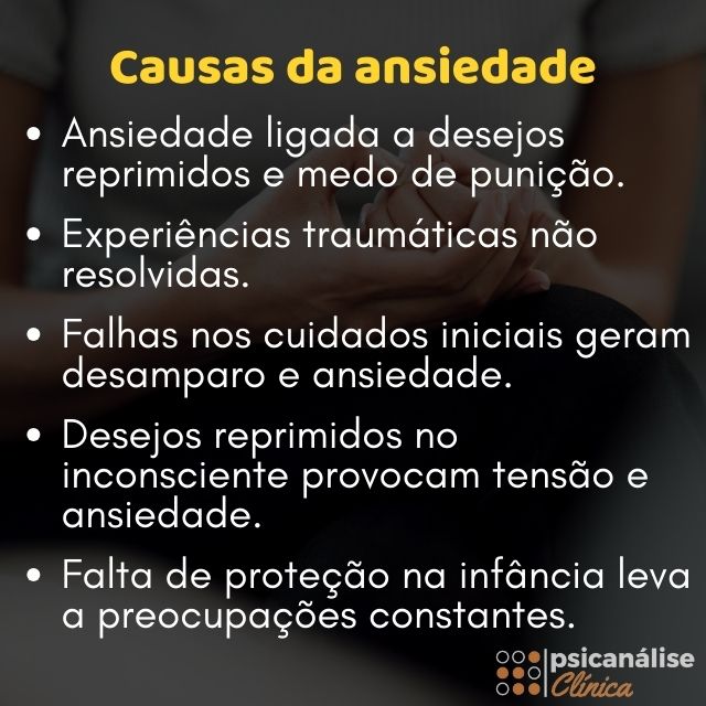 ansiedade para a psicanálise resumo