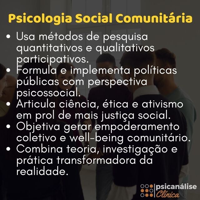 Psicologia Social comunitária mapa mental