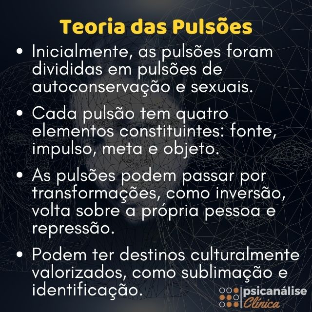 teoria das pulsões mapa mental