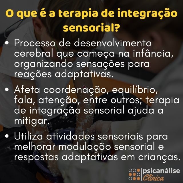 terapia de integracao sensorial mapa mental