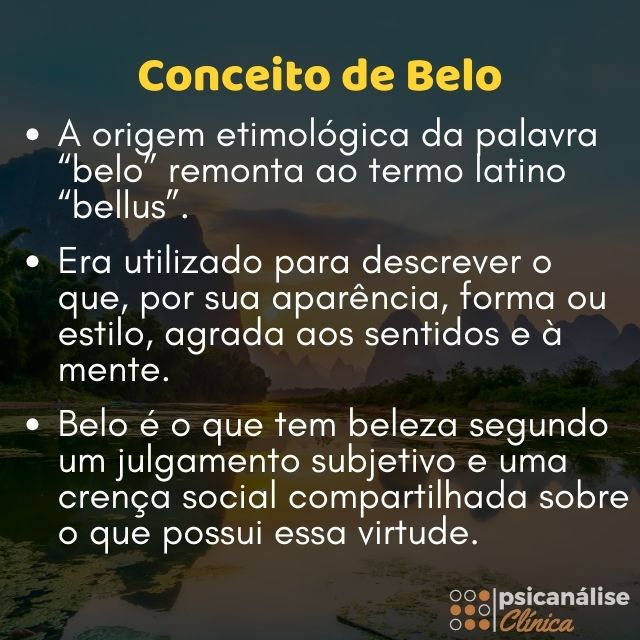 conceito de belo mapa mental