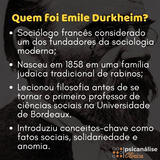 emile durkheim resumo