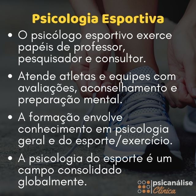 psicologia esportiva mapa mental