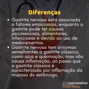 diferenças entre gastrite e gastrite nervosa