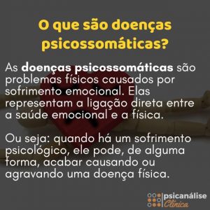O que é uma doença psicossomática?