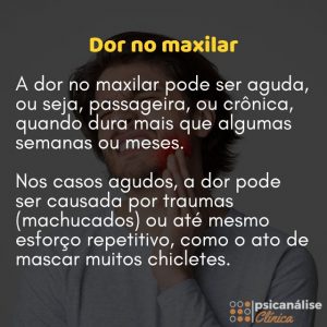 dor no maxilar
