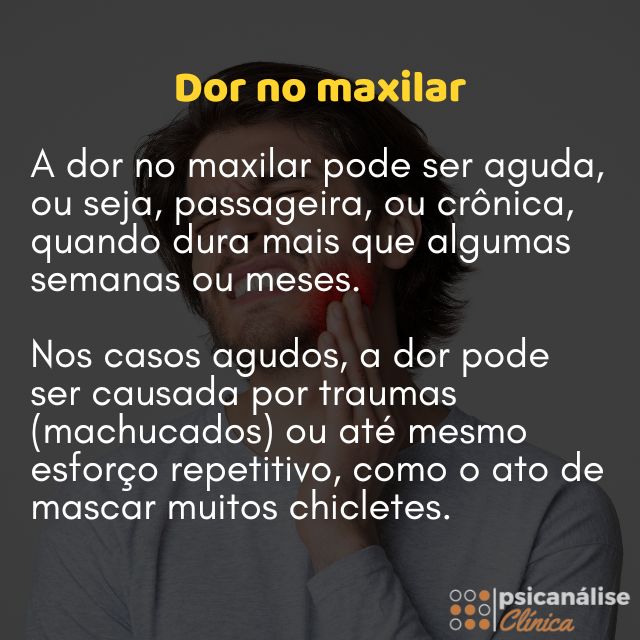 dor no maxilar