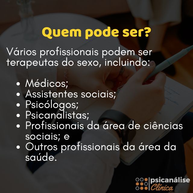 terapeuta do sexo quem pode ser
