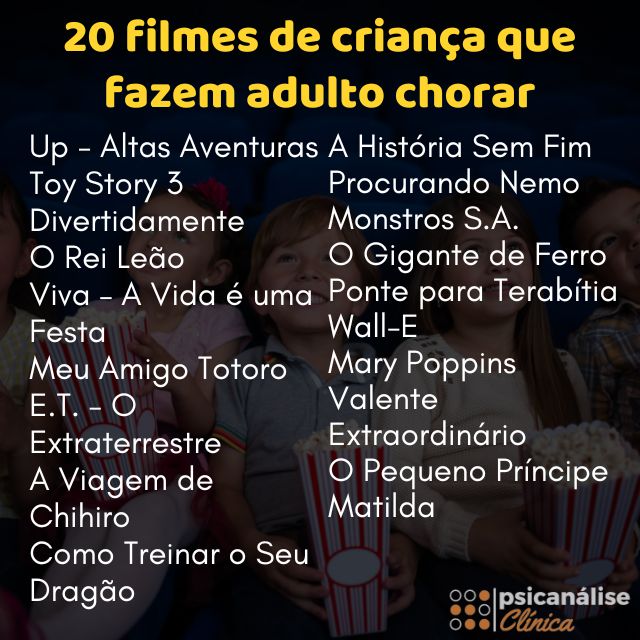 filme de criança que faz adulto chorar