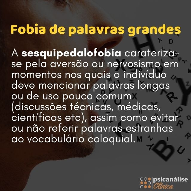 fobia de palavras grandes
