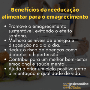 Benefícios da reeducação alimentar para o emagrecimento
