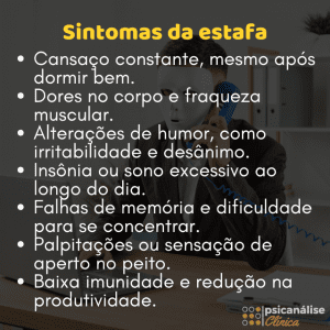 Sintomas da estafa