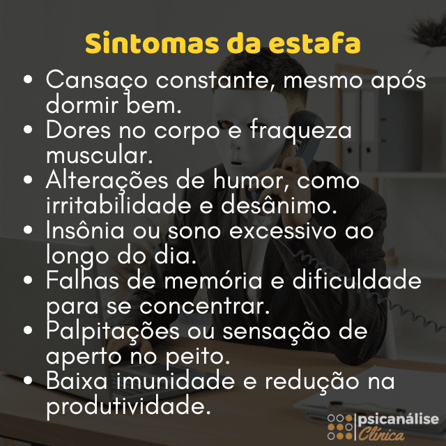Sintomas da estafa