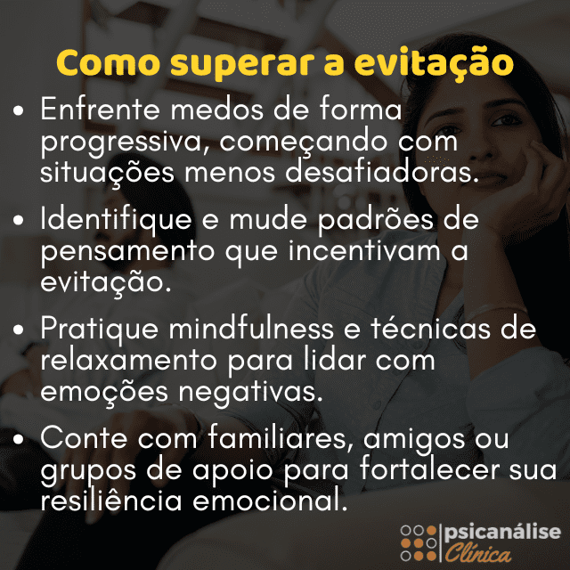 Como superar a evitação