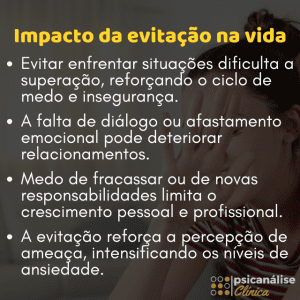 Impacto da evitação na vida