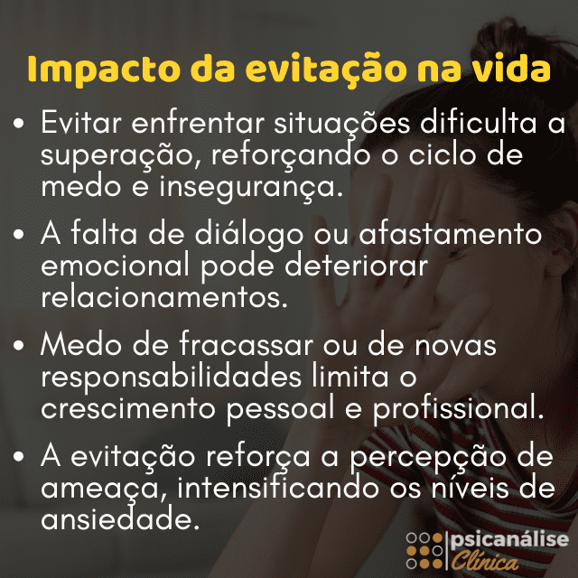 Impacto da evitação na vida