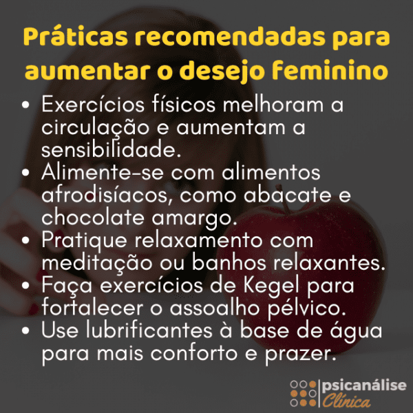 Como aumentar o desejo feminino: técnicas e terapias - Psicanálise Clínica