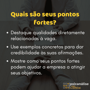 roteiro de entrevista pontos fortes