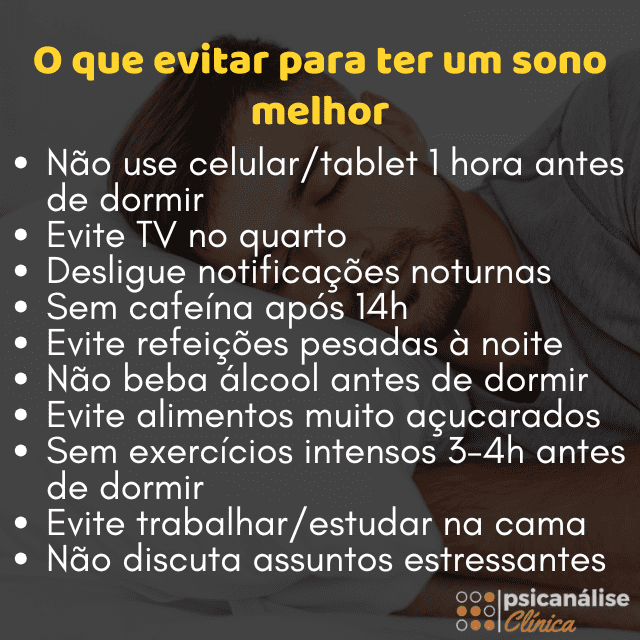 guia do sono dicas
