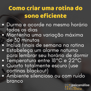 guia do sono dicas