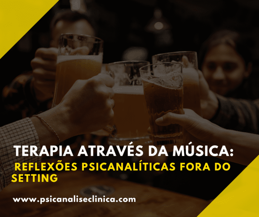 Reflexão sobre a terapia através da música e da fala em espaços informais.