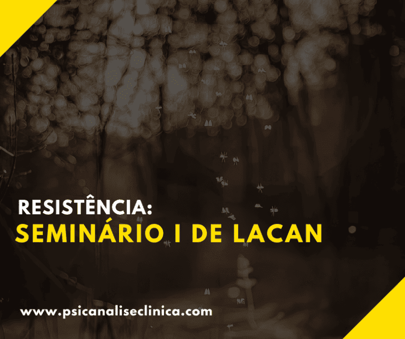 O seminário I de Jacques Lacan apresenta suas ideias sobre o contexto da psicanalise e suas teorias sobre a resistência.