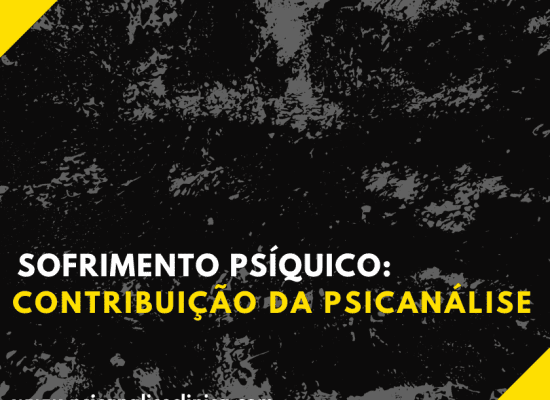 Artigo sobre Sofrimento Psíquico: Contribuição da psicanálise